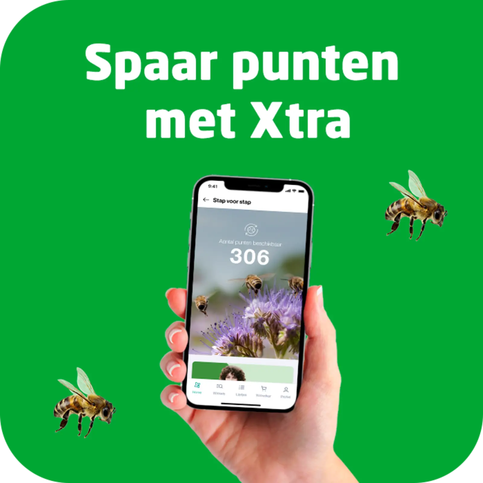 Spaar punten met Xtra